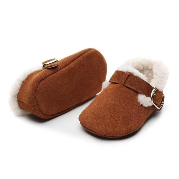 BROWN BABY TODDLER GIRL SHOES – NB, 3-6, 12-18 mts - Picture 3 of 3